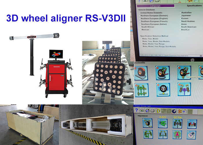 RS-V3DII 3D wheel alignment equipment