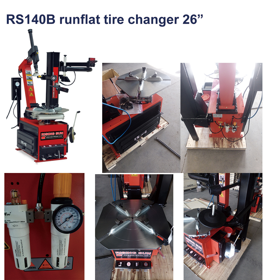 RS140B runflat tire changer