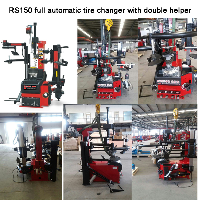 RS150 full automatic tire changer with double helper