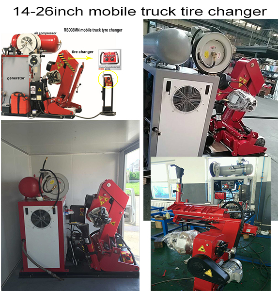 truck used mobile tire changer machine