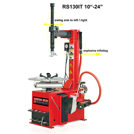 RS130IT Car Tire Changer with Inflator