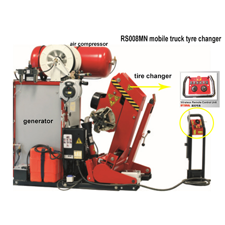 RS008MN Mobile Truck Tyre Changer